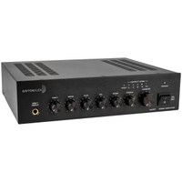 Dayton Audio DA40T Commercial Audio Amplifier 40W 70V/ 100V/ 4 Ohm Mixer - 2 Mic 1 Aux 1 Telephone input