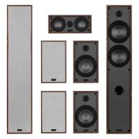 Dayton Audio Classic Collection Wood 7 Channel Home Theater Bundle