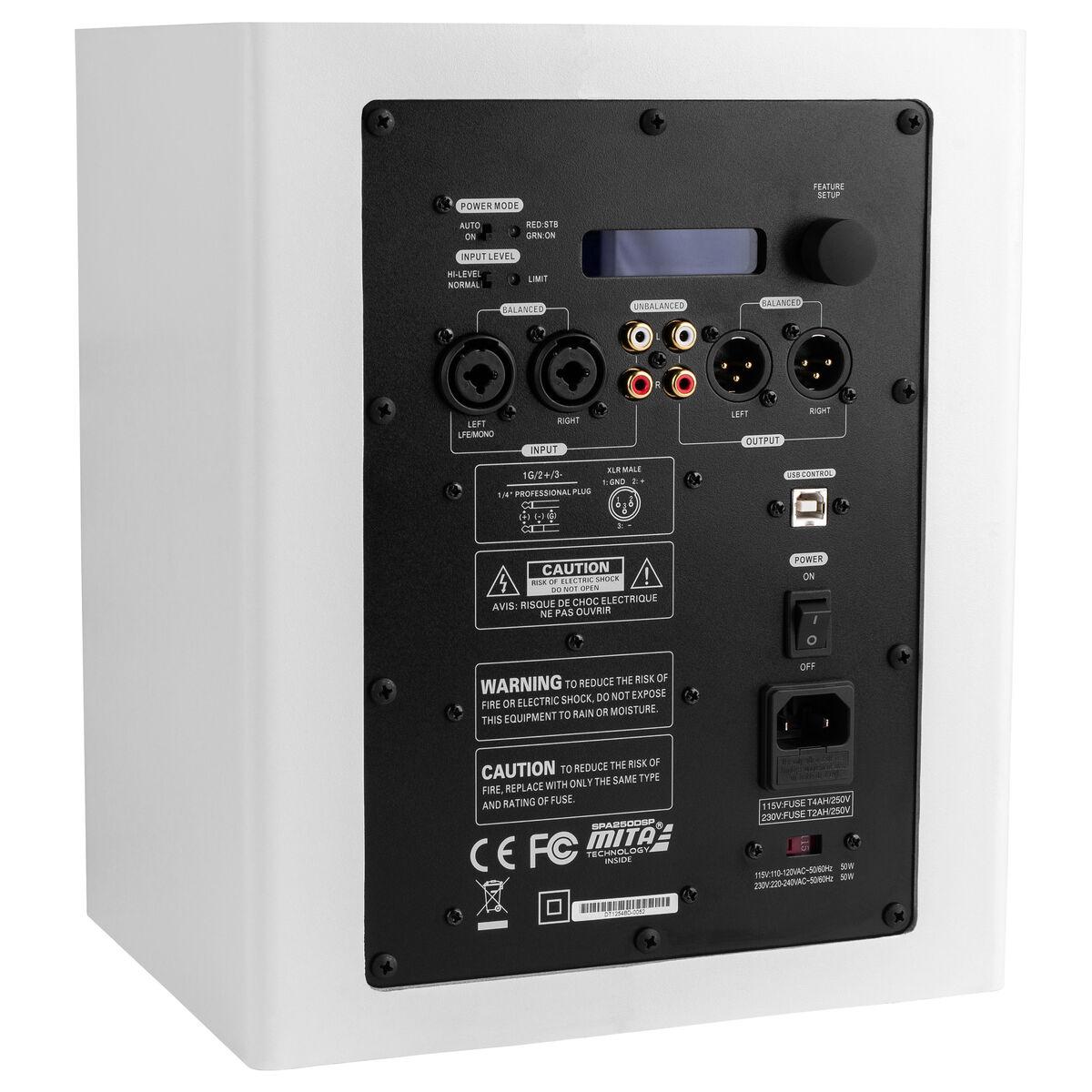 Parts Express Powered Dayton Audio Reference 8 250 Watt Compact Subwoofer Kit with Built-in DSP 