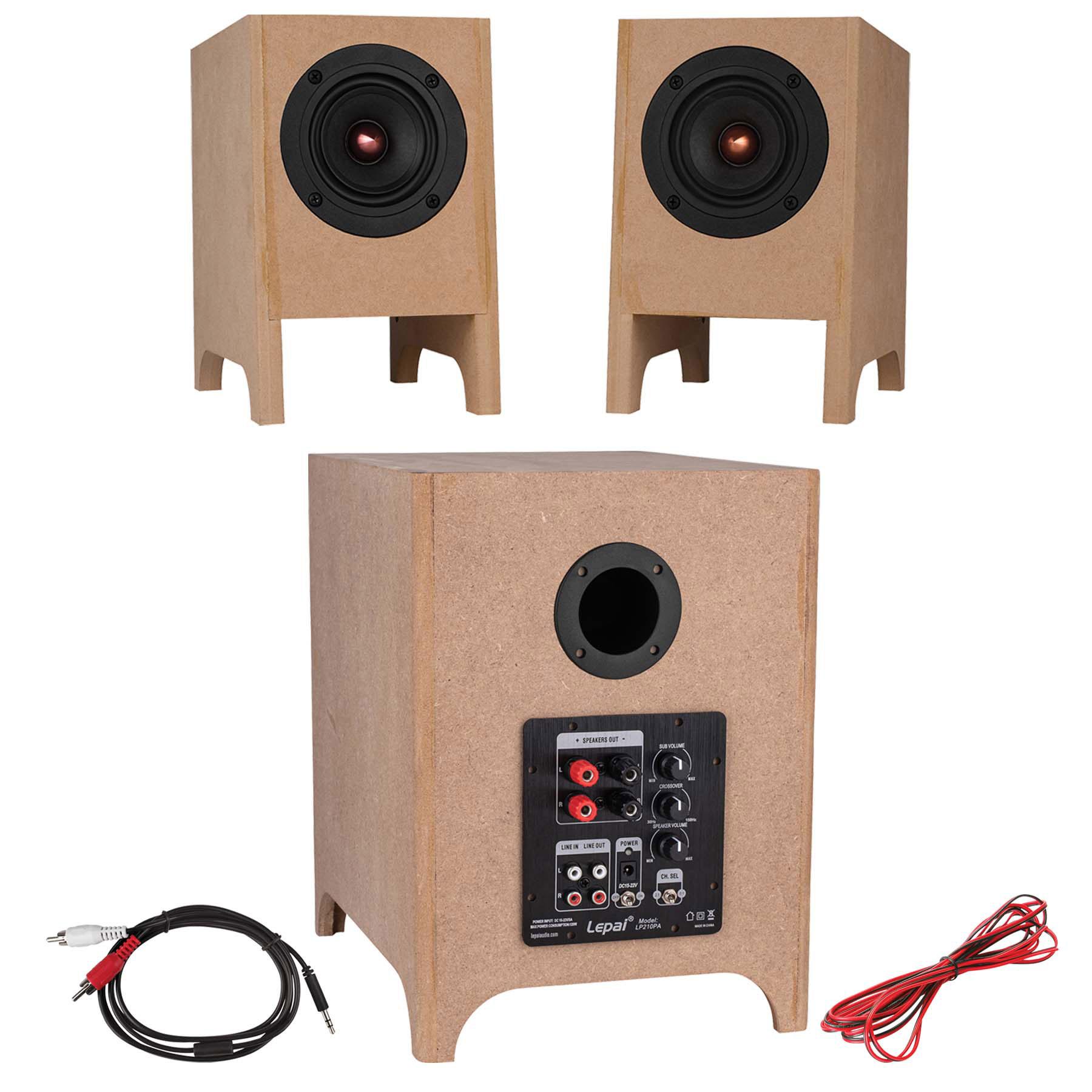 Copperhead with Subwoofer 2.1 Channel Desktop System