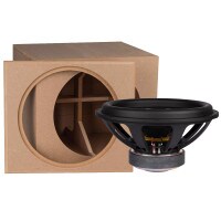 Dayton Audio 18&quot; Ultimax II with 4 Ft³ Cabinet DIY Home Theater Subwoofer Kit