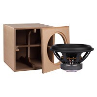 Dayton Audio 15&quot; Ultimax II with 3 Ft³ Cabinet DIY Home Theater Subwoofer Kit