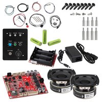 Small Portable 2 x 30W Bluetooth Ammo Box Speaker Kit Components