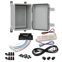 2 x 30W Waterproof Outdoor Landscape and Garden Audio Amplifier Kit with Bluetooth 5.0