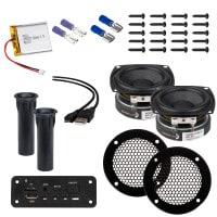 Small Portable Bluetooth Stereo Speaker Kit 2 x 3W Output + 3D Printable Enclosure Files