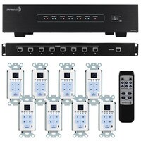 Dayton Audio DAX88 8-Source 8-Zone Distributed Audio System