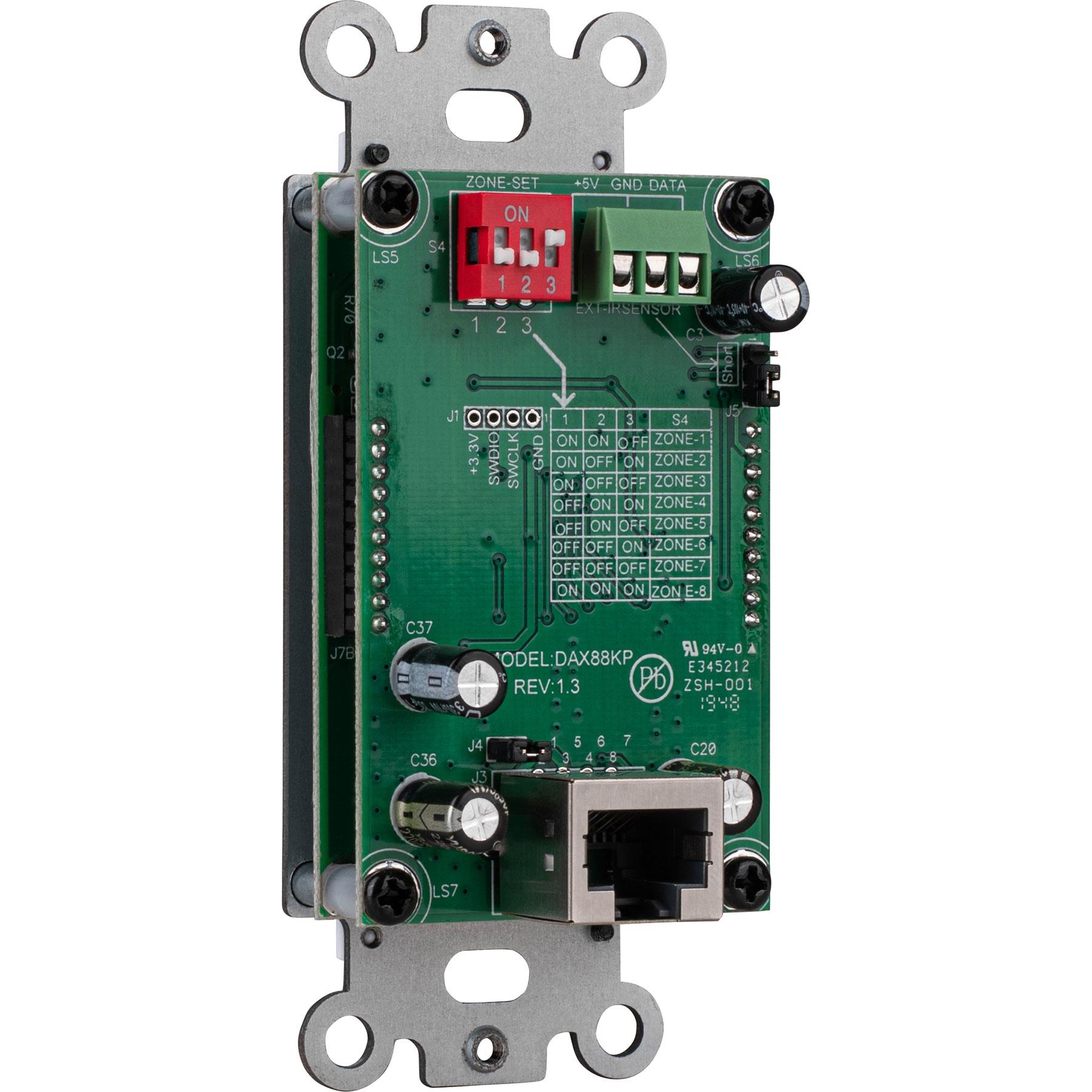 thumbnail image 2 of Dayton Audio DAX88KP In-Wall Control Keypad For DAX88 Multi-Zone System 2 of 4