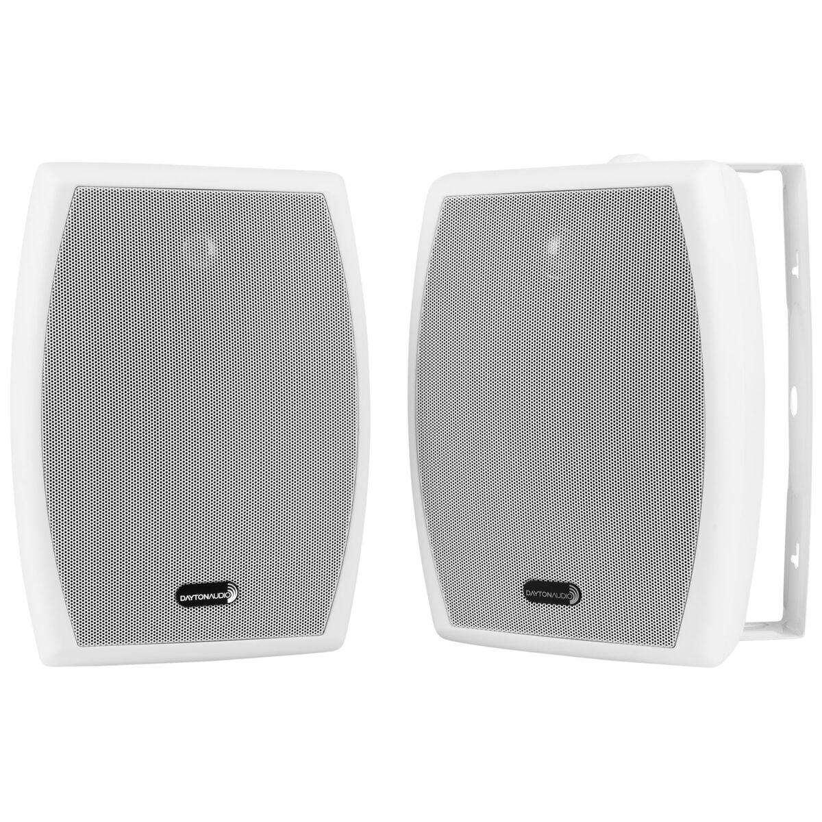 Dayton Audio IO655WT 6-1/2 2-Way 70V Indoor/Outdoor Speaker Pair White 