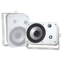 Pyle PDWR50W 6.5&quot; Indoor/Outdoor Waterproof Speaker Pair White