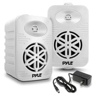 Pyle PDWRBT56WT 5.25&quot; Outdoor Waterproof Bluetooth Speaker Pair White