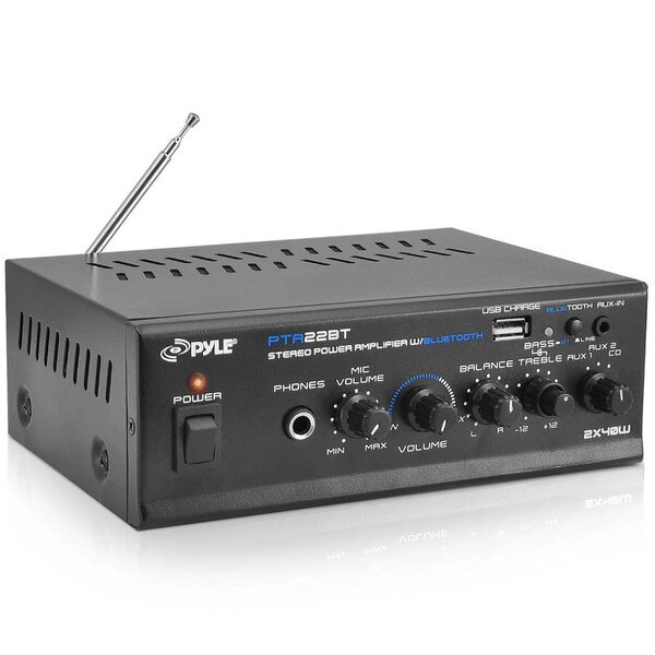 Pyle PTA22BT Bluetooth Home Audio Amplifier