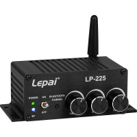 Lepai LP-225 12-20 VDC 2 x 25W Mini Bluetooth Amplifier with 3.5mm Line Input and Preamp Line Output