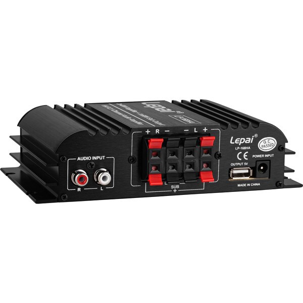 landing tilfældig Ønske Lepai LP-168HA 2.1 2x40W Mini Amplifier + 1x68W Sub Output