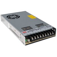 Mean Well MW LRS-350-12 12V 30A 350W Regulated Switching Power Supply AC Adapter with Power Cables