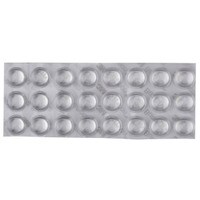 Hammond 1421T5CL Clear Hemisphere Style Rubber Adhesive Feet 24-Pack