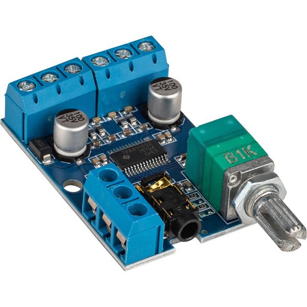 2 x 30W High-Power Amplifier Board with On/Off Volume Switch
