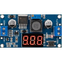 LM2596 DC-DC Step-Down Module with Digital Voltmeter Display 3A 4 to 40VDC In and 1.25-37V Out