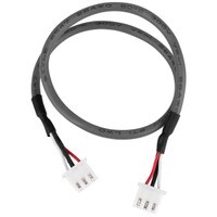 3-prong Aux In/Out 4 x 8.12mm Plug with 30cm 2-Conductor Shielded Cable for Amp Boards