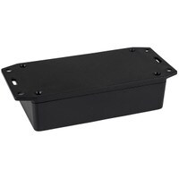 Hammond 1591XXBSFLBK Black ABS Project Box with Flanged Lid 4.5&quot; x 2.5&quot; x 1.3&quot;