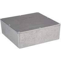 Hammond 1590F Aluminum Diecast Case 7.4&quot; x 7.4&quot; x 2.65&quot;
