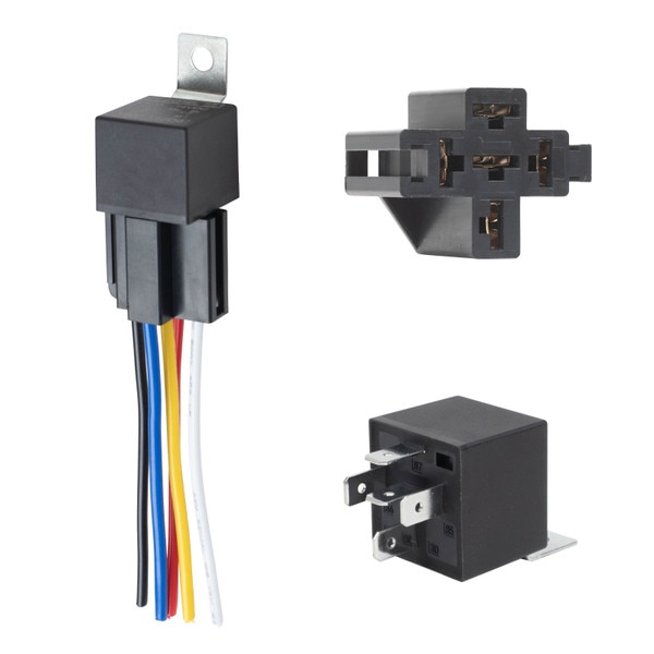 DAMIFU 5-Pin 30/40A 12V SPDT Relays Interlocking Relay Sockets In-line - Foto 8