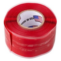 Self-Fusing Silicone Rubber Tape 1&quot; x 10 ft. Roll Red