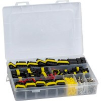352 Pcs Waterproof Electrical Wire Connector Plug Kit for Car, ATV, or Marine with 1/2/3/4 Pin