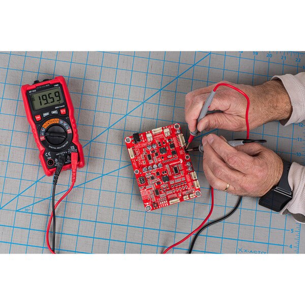True RMS Digital Multimeter with Temperature Probe and Shock Proof Cover