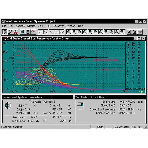 Main product image for True Audio WinSpeakerz Speaker Design Software 500-946