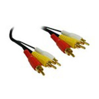Dalco 3 RCA Male to 3 RCA Male Audio/Video Cable - 6Ft.
