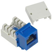 Cat 6 Blue Keystone Jack Punch Down