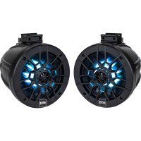 RESTOCKED BOSS MPWT60RGB 6-1/2&quot; 2-Way 600W Wakeboard Tower Speaker Pair with RGB LEDs