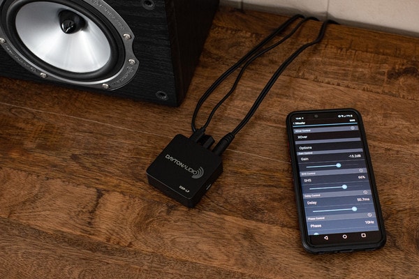 Dayton Audio DSP-LF Low Frequency DSP Controller In Use