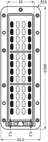 Dimensional Drawing of PT6816-8