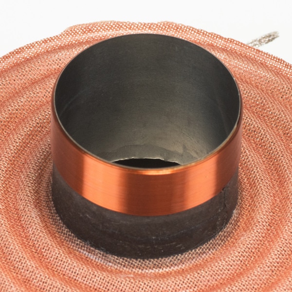 View of voice coil