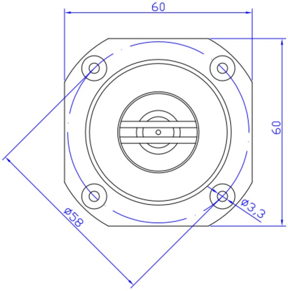 Dimensional Drawing of GRS DTM-8
