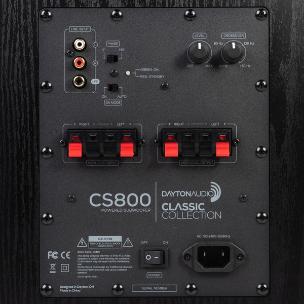 Close-Up view of amplifier