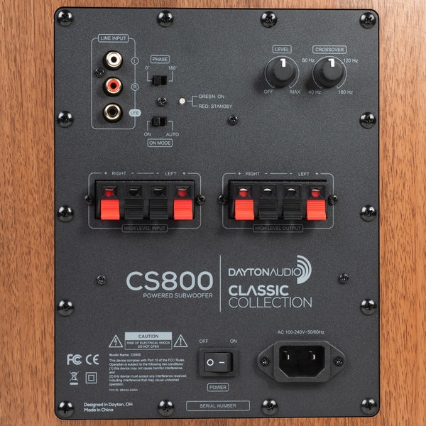 Close-Up view of amplifier