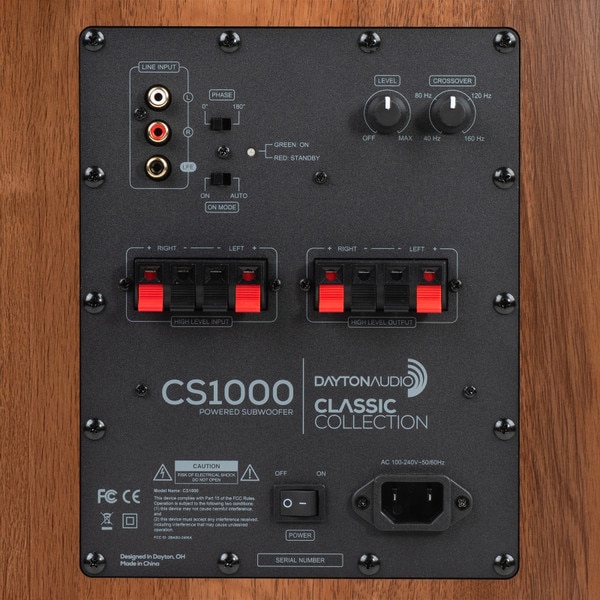 Close-Up view of amplifier