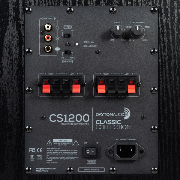 Close-Up view of amplifier