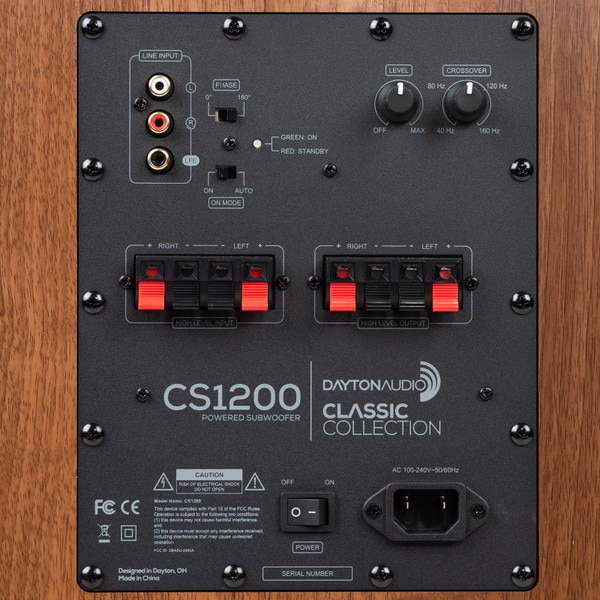 Close-Up view of amplifier