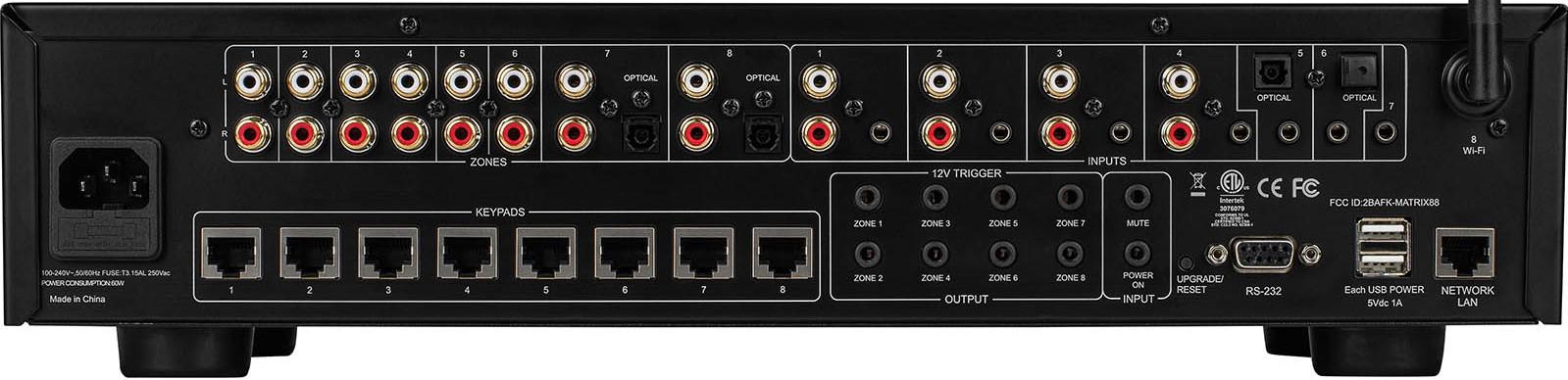 Dayton Audio Matrix88 Back View