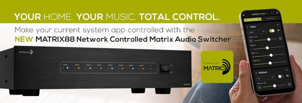 Dayton Audio Matrix88 8-Source 8-Zone Multi-Room Distributed Audio ...