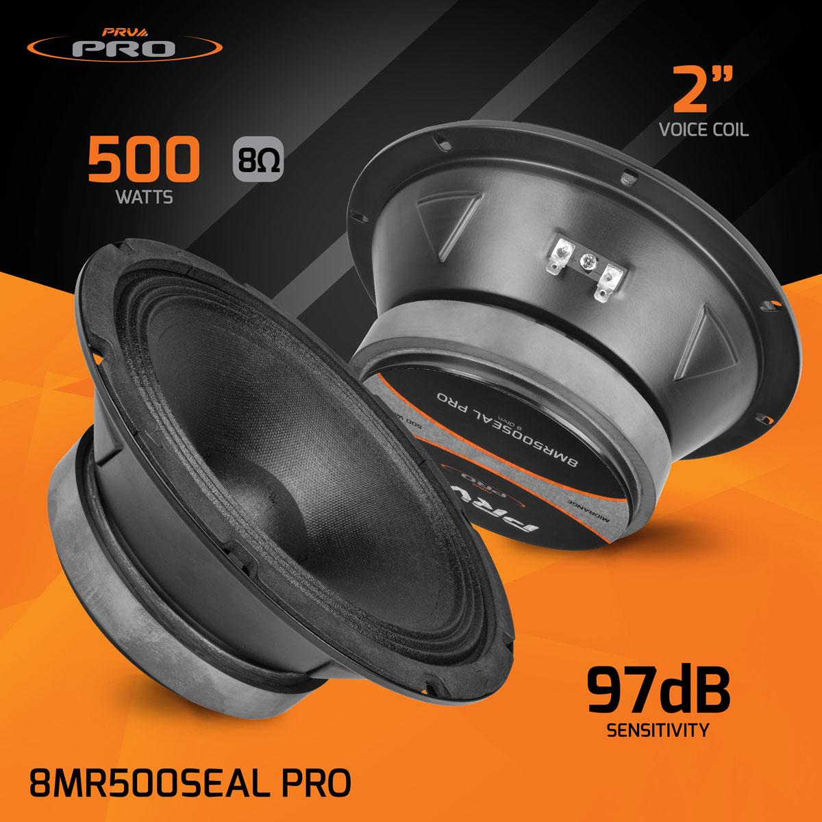 thumbnail interactive-video image 1 of PRV Audio 10MR800 PRO 10" Midrange Speaker 800 Watts RMS 8 Ohm Pro Audio 1 of 4