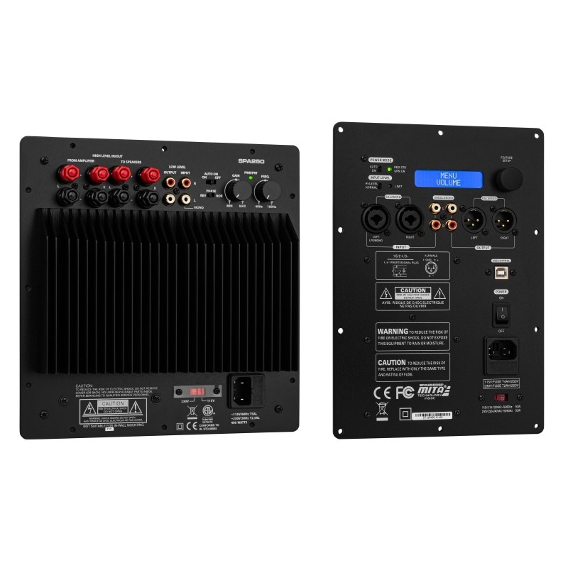 Shop plate amps