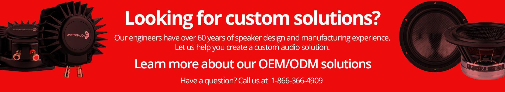 Looking for OEM custom solutions learn more about our OEM/ODM services and request a large quantity quote