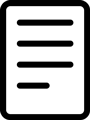 Icon of a page with lines of text.